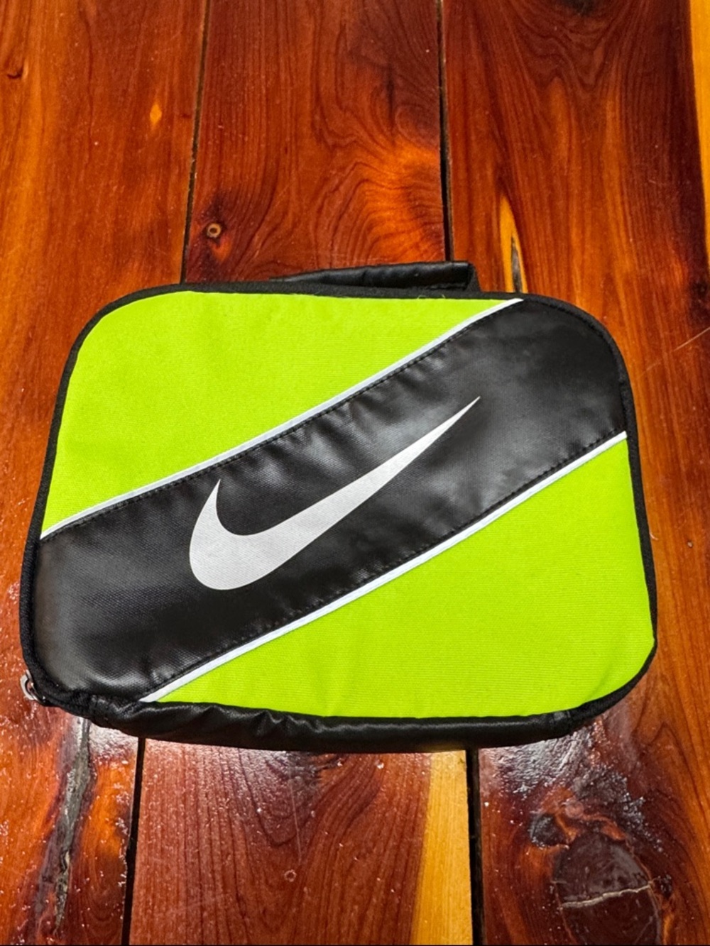 Nike Men’s Lime Green and Black Insulated Lunch Bag